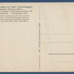 Berggasthaus auf dem Hohen Hagen Waldweg, ungebraucht (AK5093)