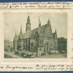 Breslau Das Rathaus, gelaufen 1908 (AK5139)