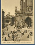 Metz Place de la Catherale und Monument Fabert, beschrieben 1940 (AK5016)