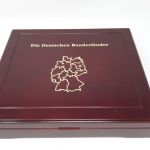 Holz Münzkassette für 16 Münzen bis 43 mm gebraucht (Z3402)