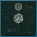 Frankreich 10 Euro 2021 Olympische Spiele Paris Läuferin, OVP st (m5873)
