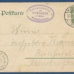 Wilhelmshöhe Blick auf Cassel vom Herkules, gelaufen 1906 (AK5234)