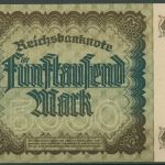 Dt. Reich 5000 Mark 1922, DEU-91d FZ E, leicht gebraucht (K1410)