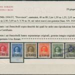 Vatikan 1934 Papst Pius XI mit Aufdruck 39/44 postfrisch geprüft Fotoattest
