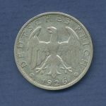 Deutsches Reich Weimar 1 Mark Silber 1926 A, J 319 ss (m6790)