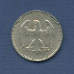 Deutsches Reich Weimar 1 Mark Silber 1924 F, J 311 vz (m6820)