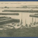 Insel Jersey Saint-Helier's Hafen, gelaufen 1903 (AK5317)