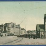 Guernsey Clock Tower and Esplanade, gelaufen 1906 (AK5315)