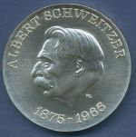 DDR 10 Mark 1975 Albert Schweitzer, J 1554 vz/st (m6455)