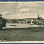 Kappeln an der Schlei Blick zum Hafen, gelaufen 1939 (AK5422)