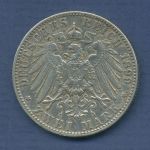 Sachsen 2 Mark Kursmünze 1899 E, König Albert, J 124 ss (m6845)