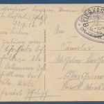 Saargemünd Land- und Amtsgericht mit Bahnhof, gelaufen 1916 Feldpost (AK5518)