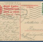 Tiroler Landes-Jahrhundertfeier Innsbruck 1909, gelaufen (AK5489)