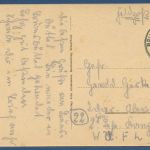 Brunsbüttel Am Markt mit Gemeindehaus, gelaufen 1944 als Feldpost (AK5463)