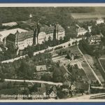 Backnang Nationalpolitische Erziehungsanstalt Luftbild, gelaufen 1943 (AK5451)
