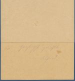 Landespost in Belgien 1914 Postkarte P 1/2 gebraucht, blanko (X41136)