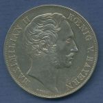 Bayern Doppelgulden 1855 Mariensäule, Maximilian II., J 84 vz (m6854)