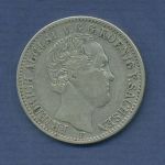 Sachsen 1/3 Taler 1854, Friedrich August II., J 86 sehr schön (m6855)