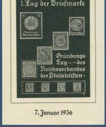 Dt. Reich 1936 Tag der Briefmarke Privatpostkarte PP 122C18 /01 ungebr. (X41368)