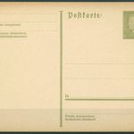 Deutsches Reich 1932 Ebert Postkarte P 199 I ungebraucht (X40463)