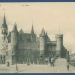 Antwerpen Stadtburg, gelaufen als Feldpost (AK5655)