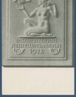 Dt. Reich 1922 Berlin Ausstellung Postkarte PP 54C1 /02 ungebraucht (X41405)