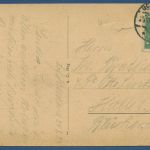 Helgoland Gesamtansicht, gelaufen 1924, Einriß (AK5642)