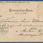 Gruss aus Salzburg Hotel zum Stein, gelaufen 1899 Marke fehlt (AK5644)