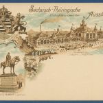 Dt. Reich 1897 Sächs.-Thüringische Ausstellung PP 9C13 /01 ungebraucht (X41440)