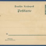 Dt. Reich 1897 Sächs.-Thüringische Ausstellung PP 9C13 /01 ungebraucht (X41440)