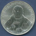 DDR 20 Mark 1983, 500. Geburtstag Martin Luther, J 1591 vz/st (m6864)