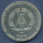 DDR 20 Mark 1968 Karl Marx, J 1521 vz (m6866)