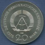 DDR 20 Mark 1972 Lucas Cranach, J 1538 vz/st (m6868)
