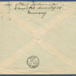 Zeppelin LZ 127 1. Amerikafahrt 1929 Brief mit Dt. Reich 424, Mängel (X41494)