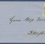 Württemberg Drucksache mit 1 Kreuzer 30 a, K 1 STUTTGART FIL. BUR. I. (X41517)