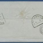 Württemberg Faltbrief mit 6 Kreuzer 18 xa, K 2 HEILBRONN n. Kaufbeuren (X41518)