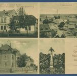 Gruß aus Wansleben Amsdorferstr. Gasthaus Zum dt. Kaiser, gelaufen 1911 (AK5635)