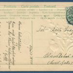 Frohe Ostern Küken Weidenkätzchen Prägekarte, gelaufen 1911 (AK5613)