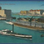 Ludwigshafen am Rhein Winterhafen Frachtschiffe, gelaufen 1914 (AK5693)