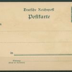 Dt. Reich 1897 Sächs.-Thüringische Ausstellung PP 9C13 /01 ungebraucht (X41440)