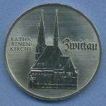 DDR 5 Mark 1989 Katharinenkirche Zwickau, J 1626 vz/st (m4847)