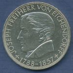 Deutschland 5 DM 1957 Joseph Freiherr v. Eichendorff, J 391 vz (m6876)