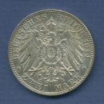 Bayern 2 Mark 1914 D, König Ludwig III., J 51 vz (m6880)