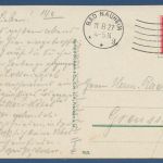 Bad Nauheim Wohngebiet, gelaufen 1927, Bug (AK5705)