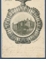 Neuchatel Neuenburg Schloß in einer Taschenuhr, gelaufen 1900 (AK5578)