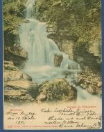 Montreux Schlucht von Chauderon, gelaufen 1901 (AK5577)