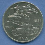 DDR 10 Mark 1981 25 Jahre NVA, J 1578 vz/st (m4853)