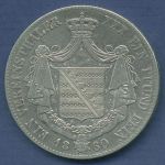 Sachsen-Meiningen Vereinstaler 1860, Bernhard Erich Freund, J 450, ss (m6889)