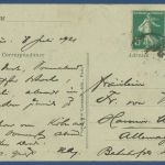 Paris Opernhaus mit Metro-Station, gelaufen 1921 (AK5535)