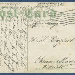 New York Freiheitsstatue Manhatten von Hoboken gesehen, gelaufen 1908 (AK5534)